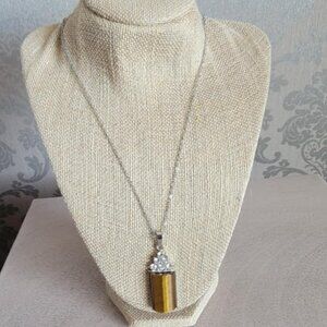 Yellow Tiger's Eye Necklace